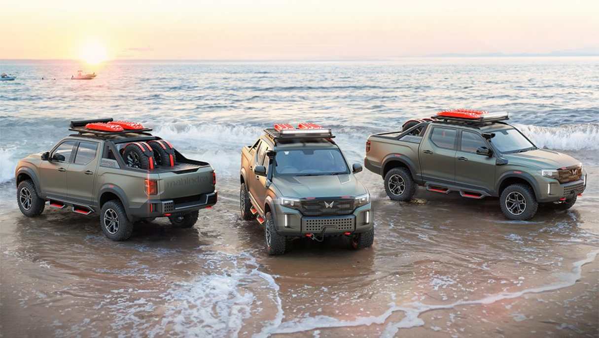 The Global Pik Up concept is a much more contemporary and stylish proposition.