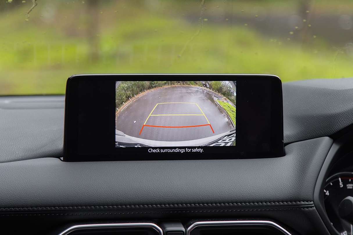 With all the usual specs, including a reversing camera and front and rear parking sensors. (Image: Glen Sullivan)