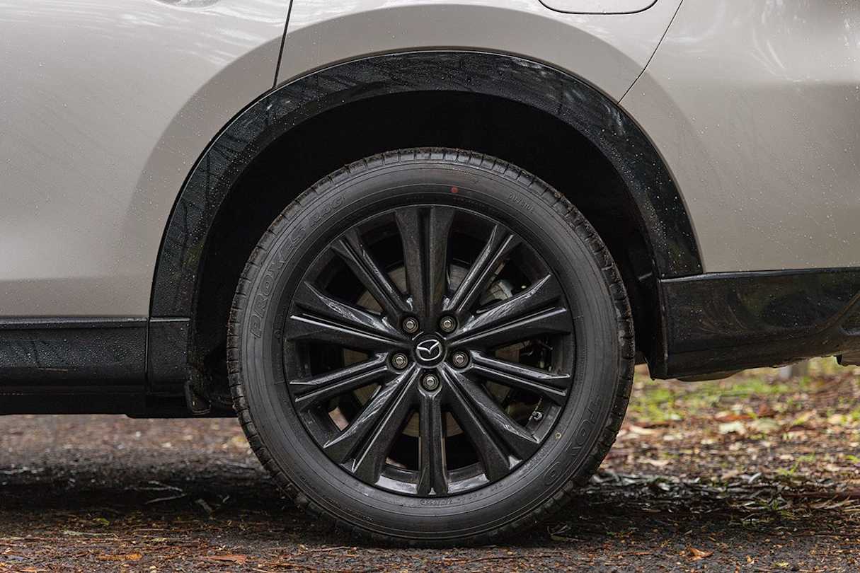 19-inch black alloy wheels. (Image: Glen Sullivan)