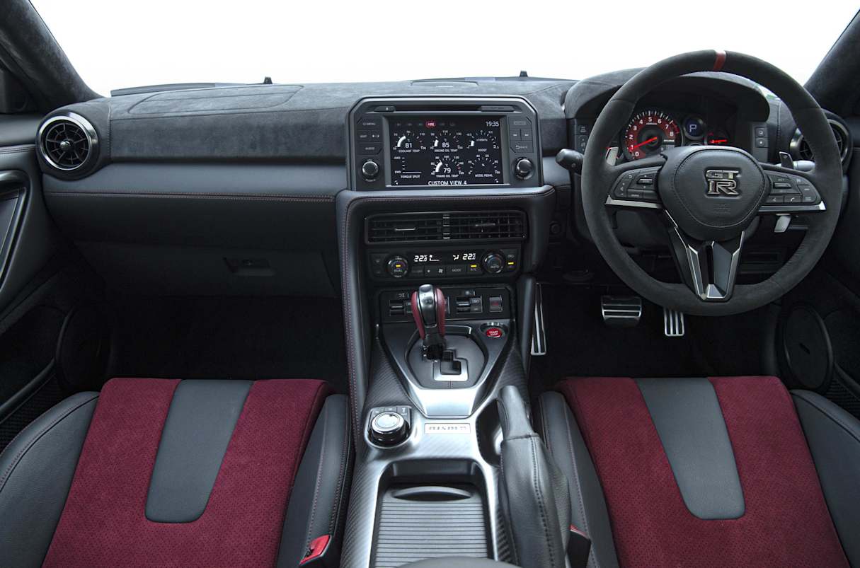 Despite the significant price hike, the new GT-R Nismo's cabin is unchanged from the outgoing car.