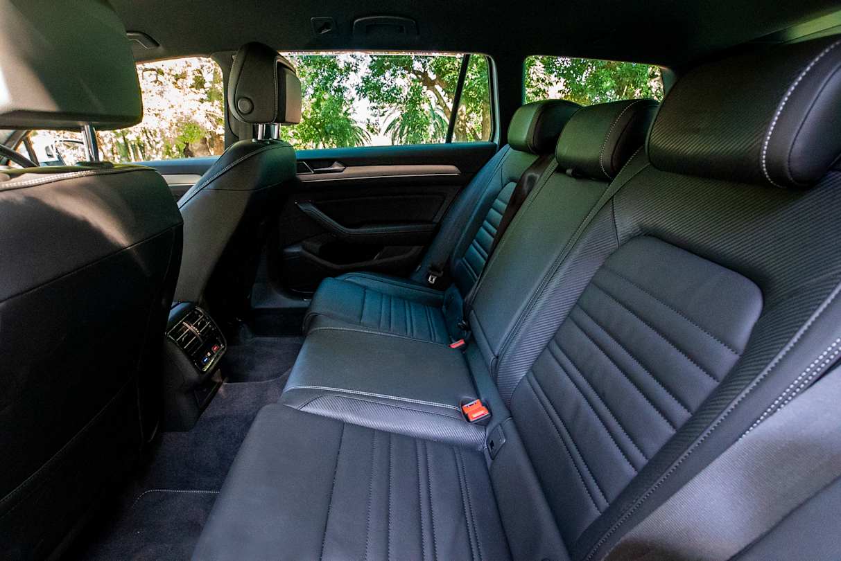 There is enough room for three child seats across the rear.