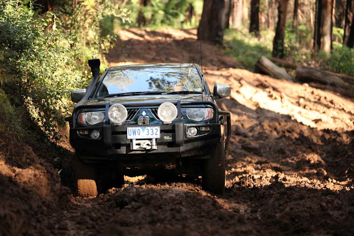 Get your tyre pressure right and that&#039;ll help you conquer most natural challenges. (Image: Ironman 4x4)