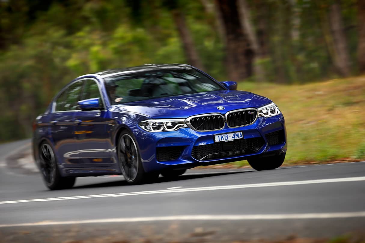 BMW clams the F90 is quicker than the F10 around a racetrack even in 2WD mode.