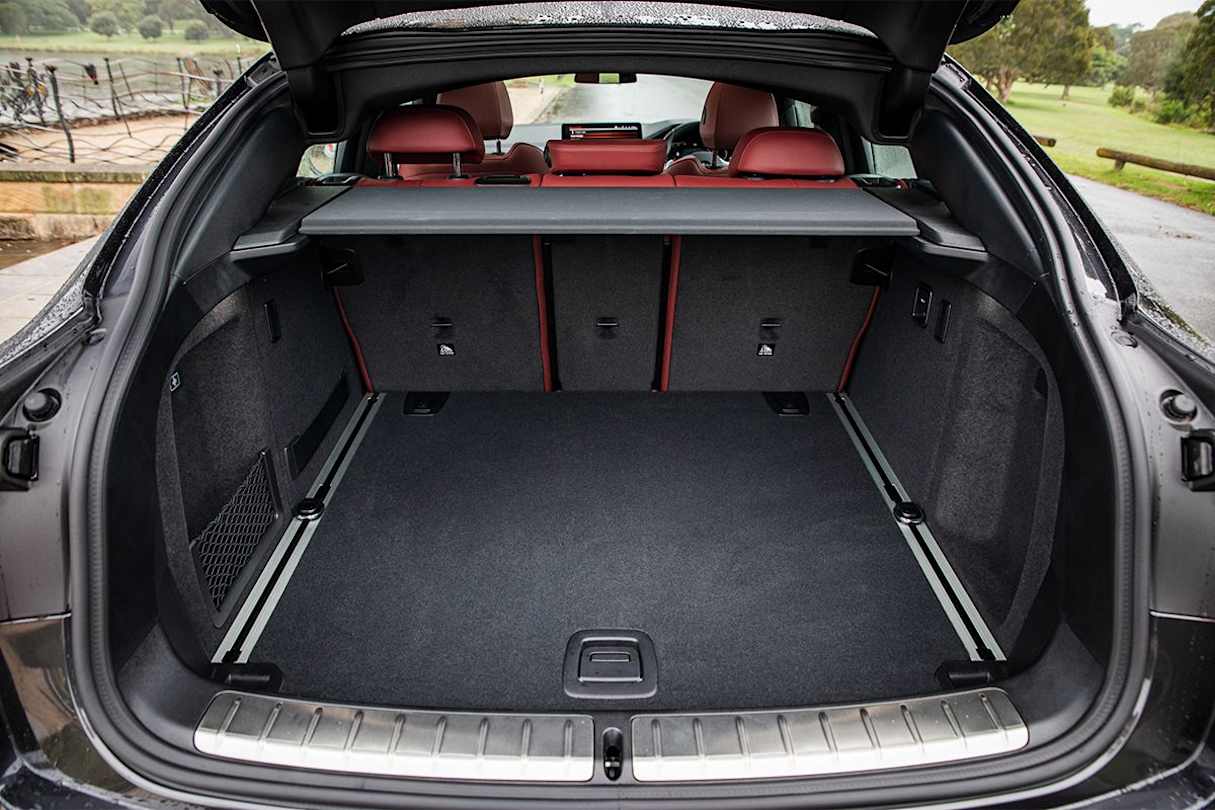 Boot space is 525-litres in the X4, expands to 1430-litres with the rear seats folded down. (Image: Tom White)