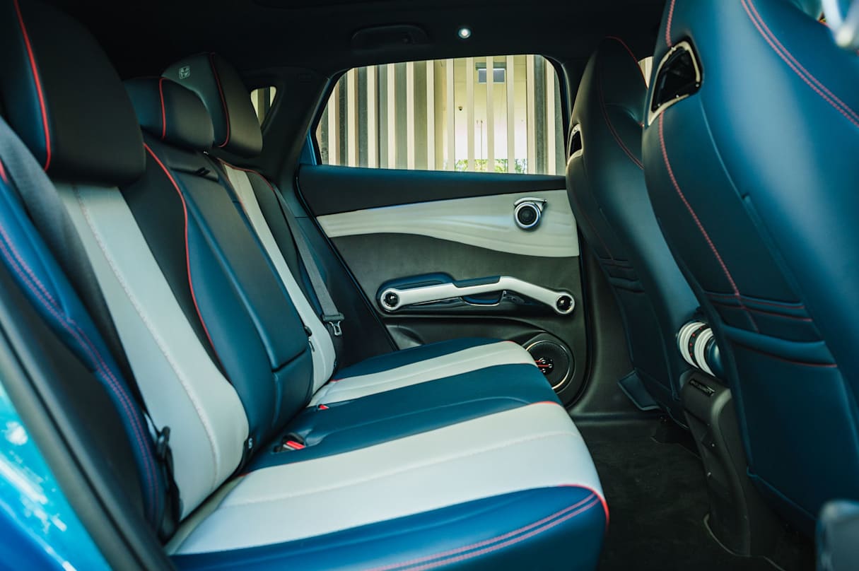 The rear seat has reasonable space. (image credit: Tom White)