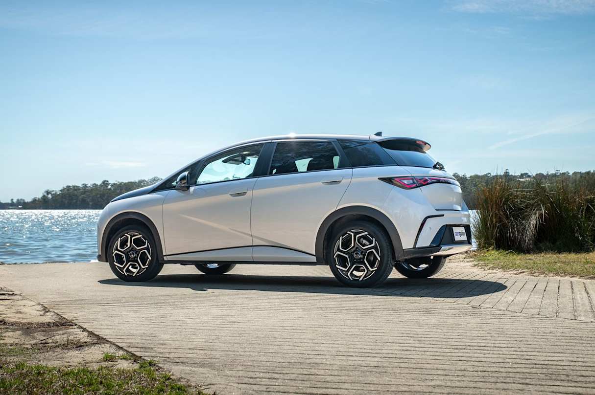  The Dolphin's steering feels nicely balanced and not too artificial like it can be on some EVs. (Image: Tom White)