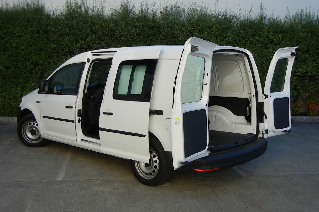 Access is easy with sliding doors on the side and barn doors on the back.