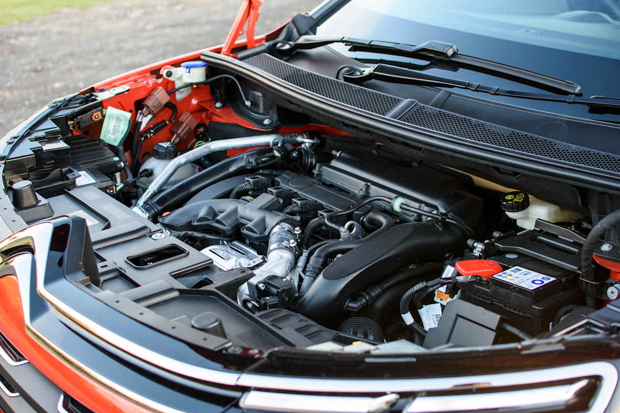 The Citroen's 1.6-litre turbo unit is modern, but a little underpowered. (image credit: Tom White)