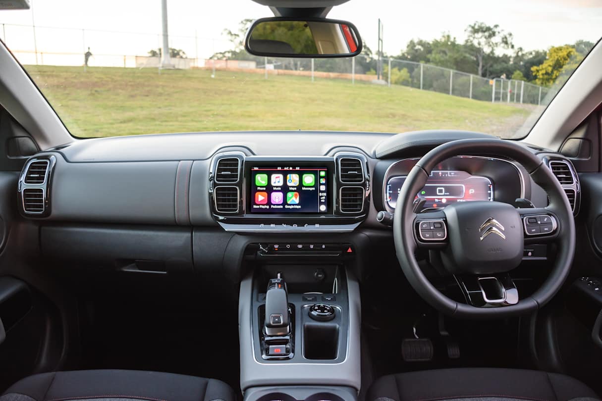 The C5 Aircross has a very... normal... interior. It's a nice place to be. (image credit: Tom White)