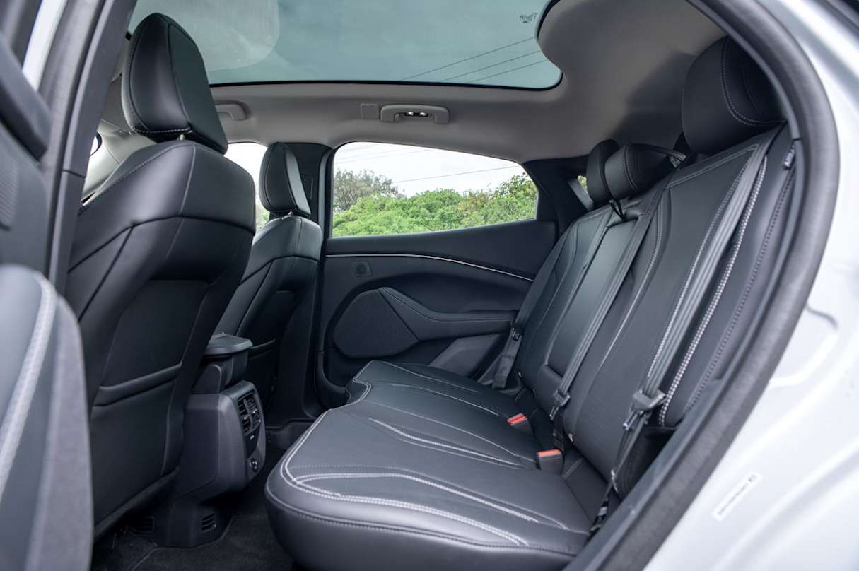 The glass roof has no cover and heats up the cabin rapidly on a hot day. (Image: Tom White)