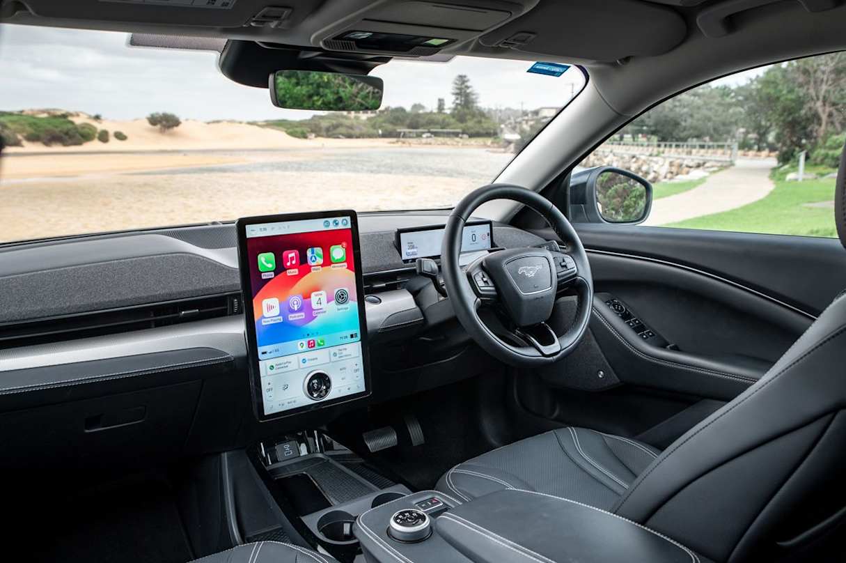 Inside is a plush interior, which is a step above its Korean rivals in terms of comfort and finish. (Image: Tom White)