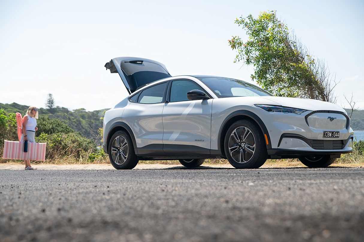 The official consumption of the Mach-E Select is 17.8kWh/100km. (Image: Tom White)