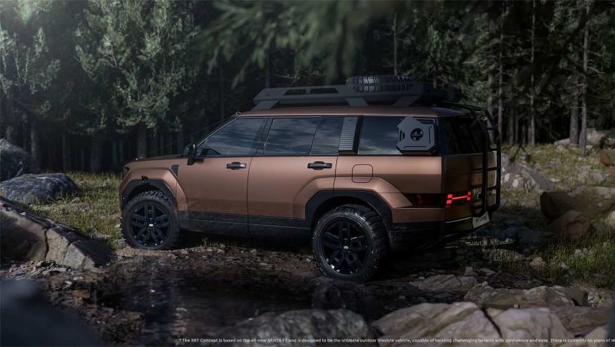 That big data presumably led to last year's Santa Fe XRT concept, which offers more than just a tougher look.
