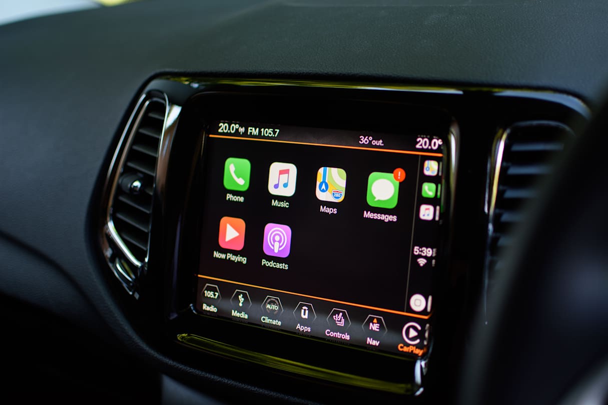 The multimedia screen is excellent, and effortlessly synced with my iPhone. (image credit: Tom White)