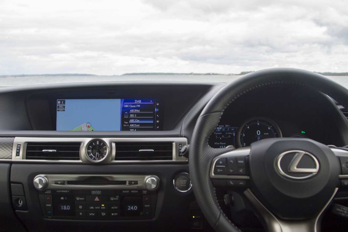 The F Sport has a spectacular standard features list.