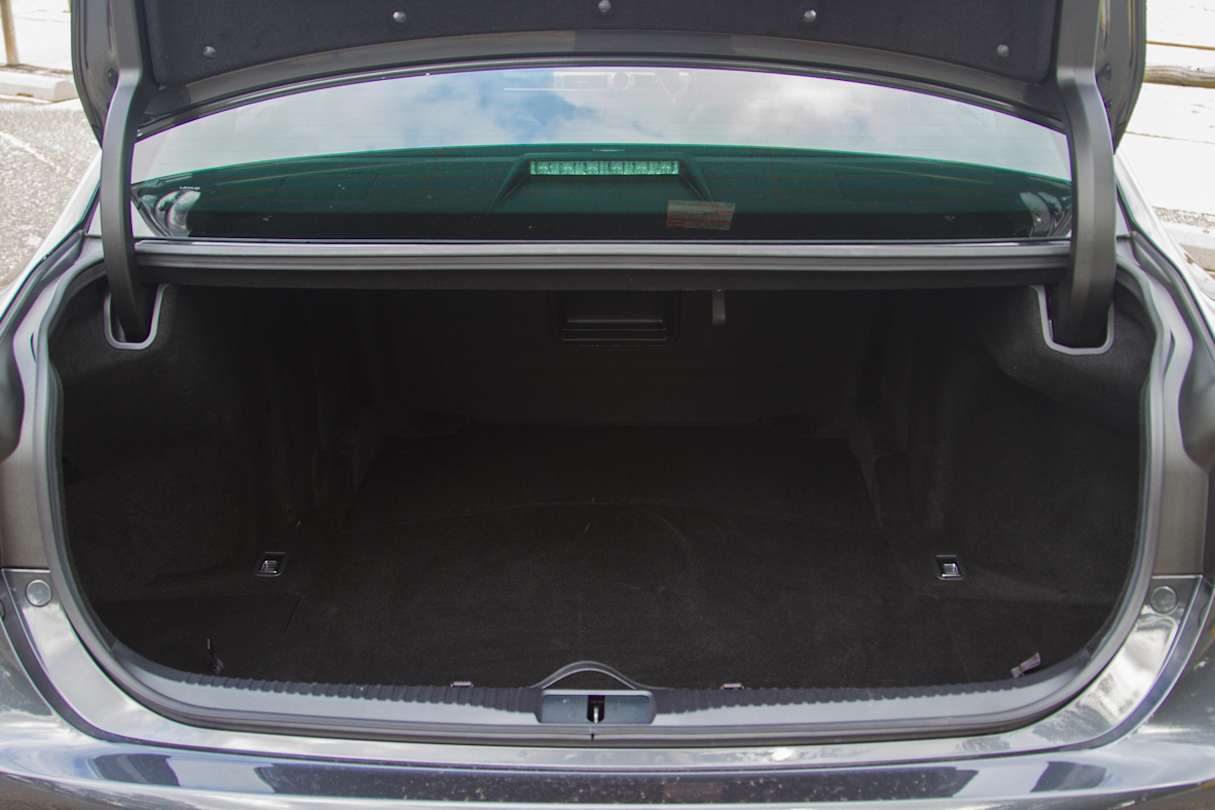 The BMW 5 Series and E Class both best the GS by only 10 litres.