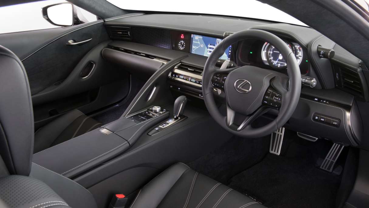 Standard features inside include 8.0-inch digital instrument panel, 10.3-inch multimedia system, satellite navigation with live traffic and leather upholstery.