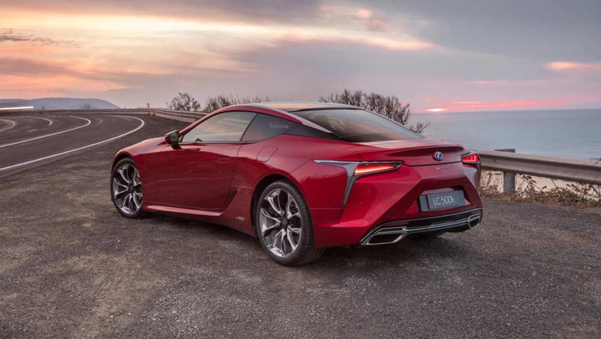 2017 Lexus LC500h.