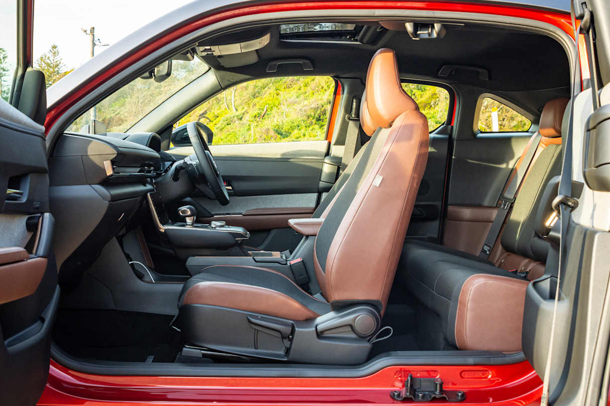 Put simply, the MX-30 is about as practical as a sports coupe. (image: Tom White)