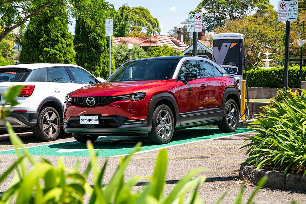 Mazda MX30 feels slick and upmarket compared to our previous long-term Nissan Leaf e+. (Image: Tom White)