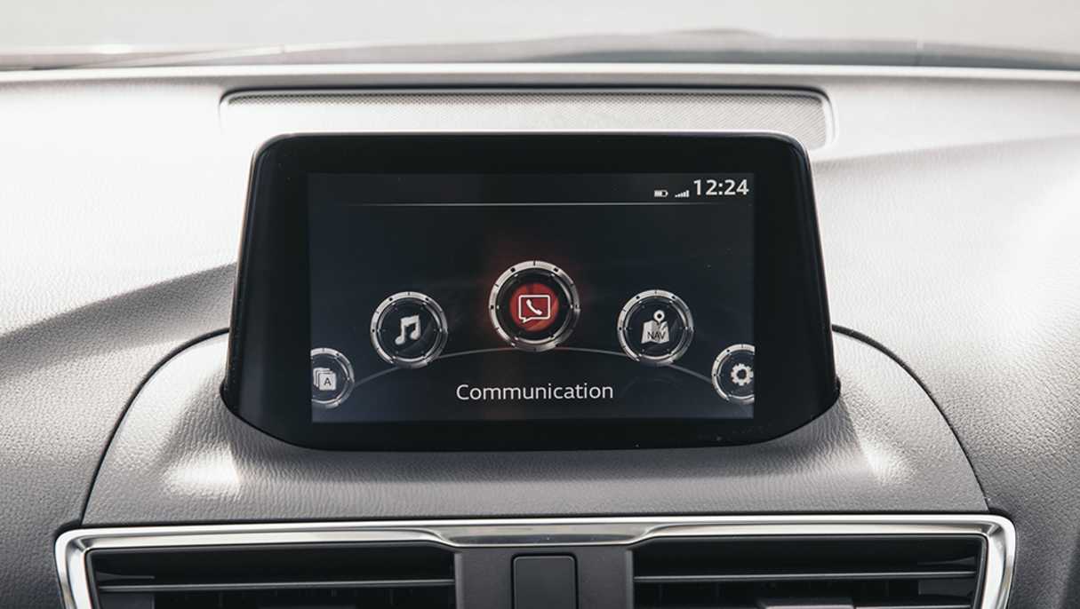 Mazda&#039;s MZD Connect system.