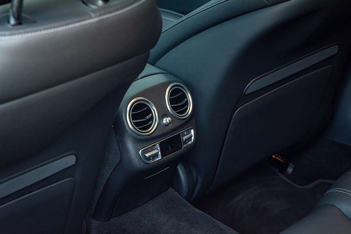 Inside and the more luxury-focused touch of the E-Class compared to rivals is evident. (image: Tom White)