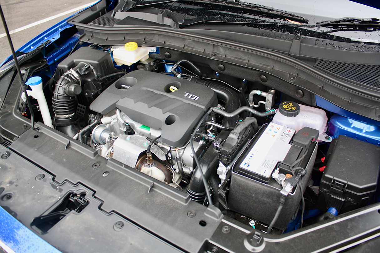 The higher spec model as a 1.0-litre three-cylinder turbo.