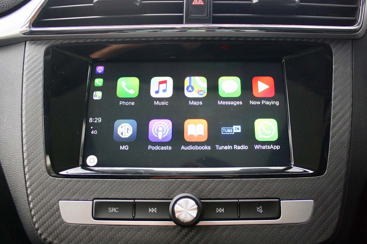 There's Apple CarPlay but no Android Auto.