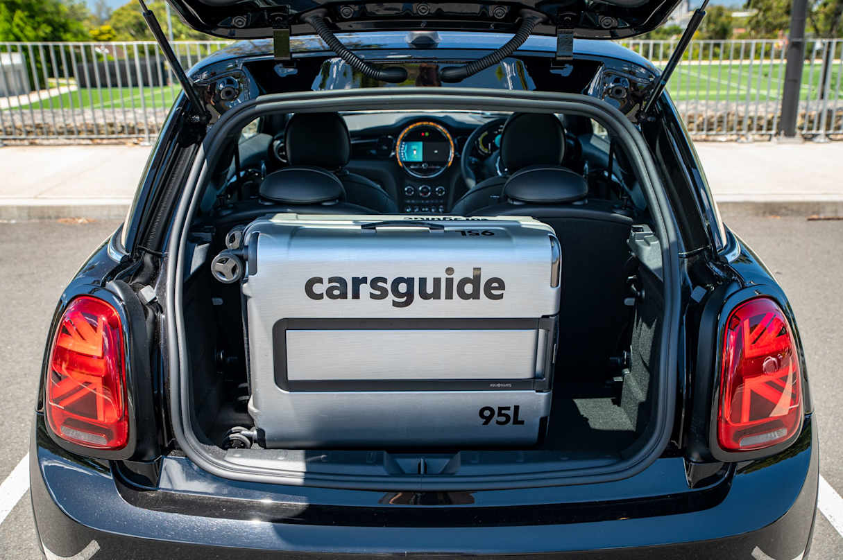 The Mini holds 211 litres to be precise. (Image: Tom White)