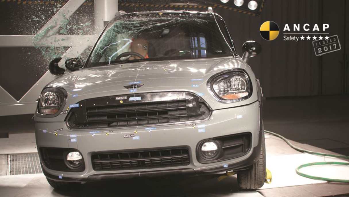 Mini has been buoyed by its Countryman's improvement in ANCAP crash testing, with the new model earning a top score.