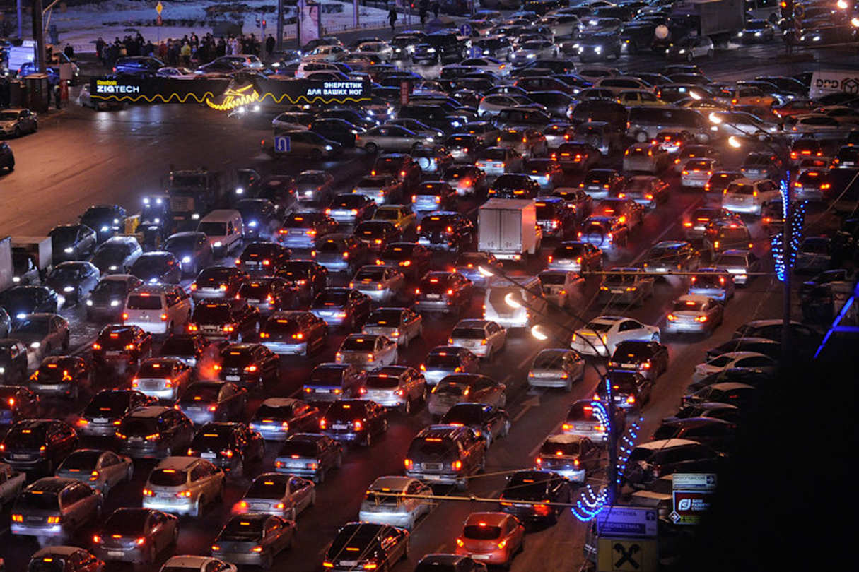 Moscow has some of the worst traffic in the world. (image credit: Sputnik International)