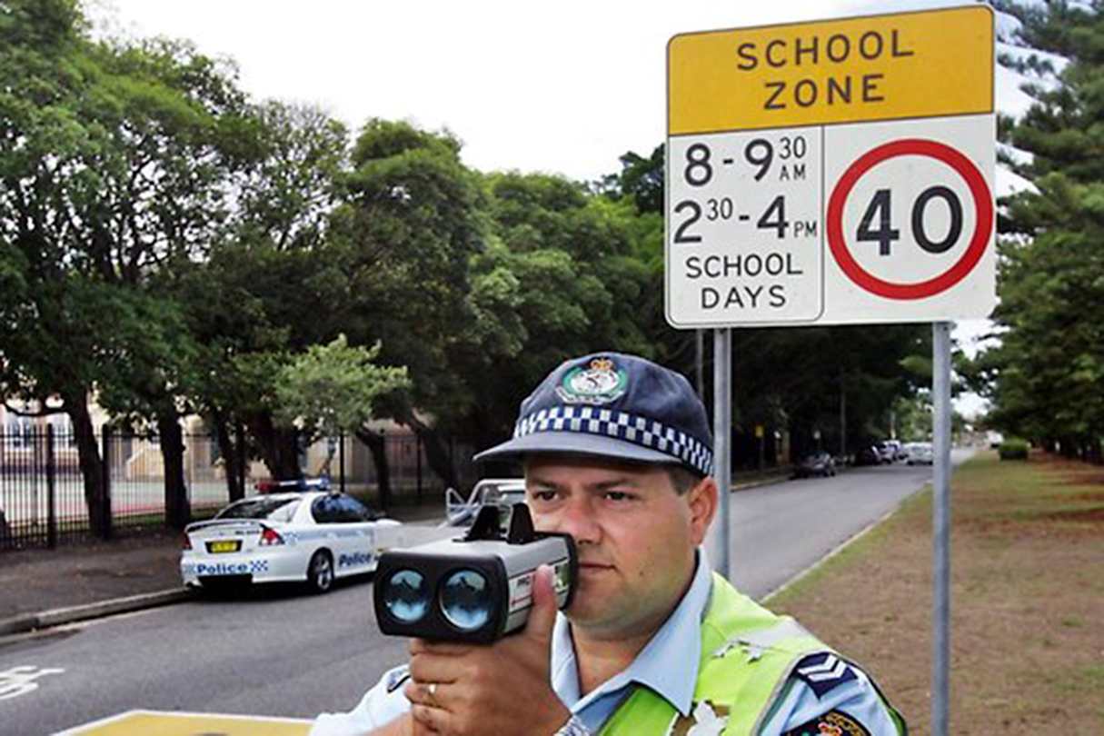 10km/h or less over the 40 limit in NSW results in 2 and two points. (image credit: fullBOOST)