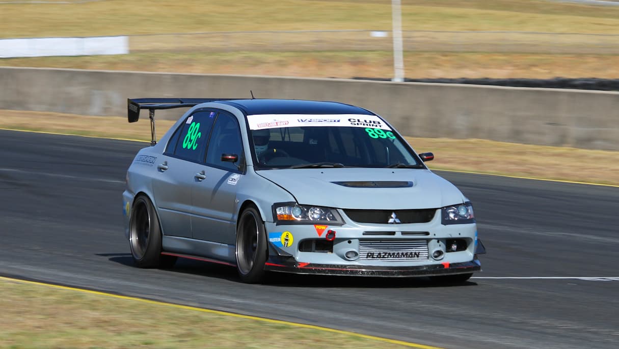 The Team Raptor / IS Motor Racing Evo 9 takes the crown in the entry-level Clubsprint Class. (image credit: World Time Attack)