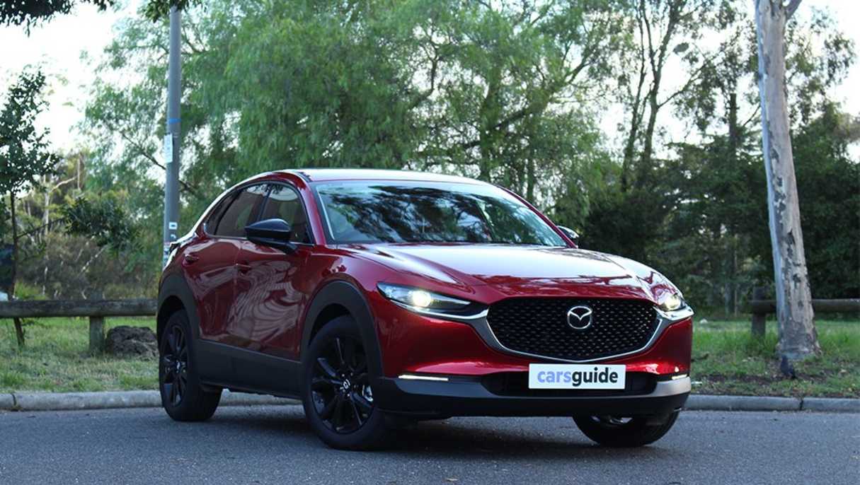 The CX-30 G25 GT SP AWD wears a price tag of ,340 (+0). (Image: Chris Thompson)