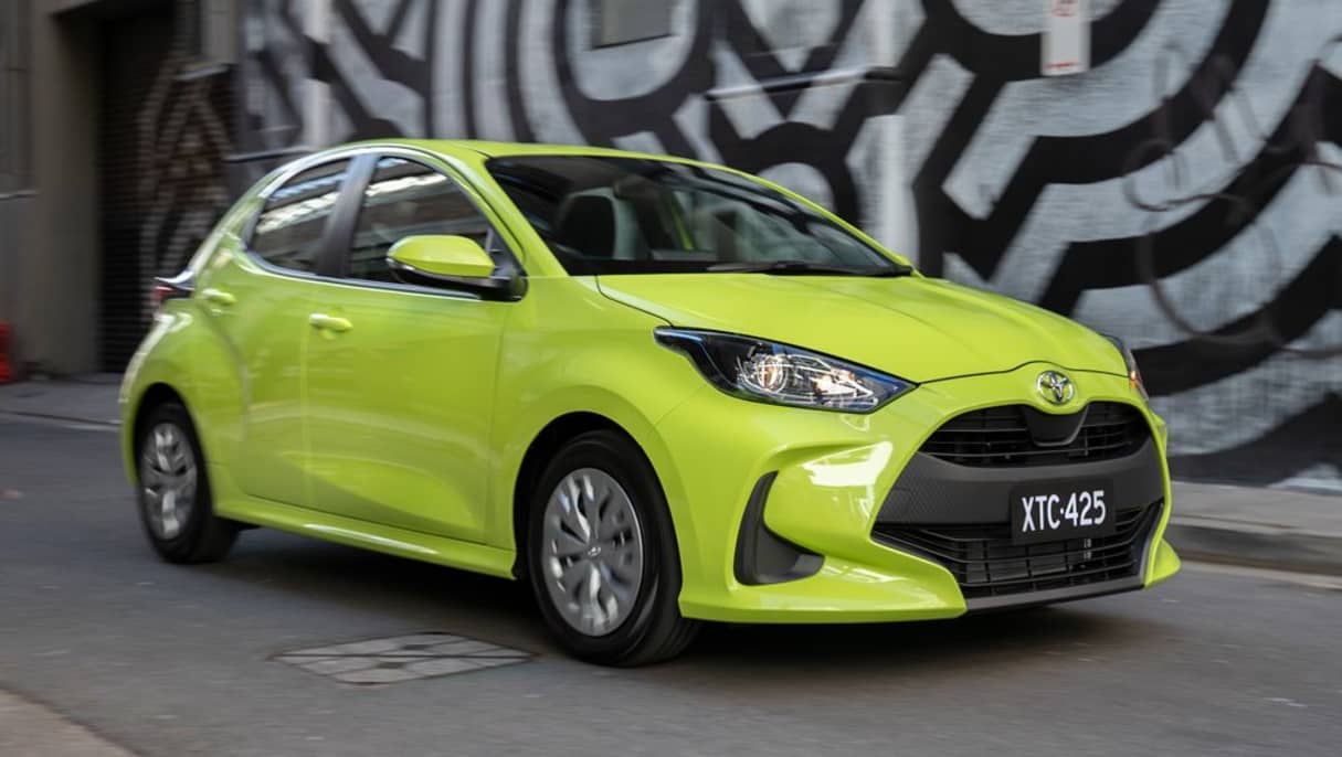 The top three used car retained value performers includes recent examples of the Toyota Yaris (107.7 per cent).