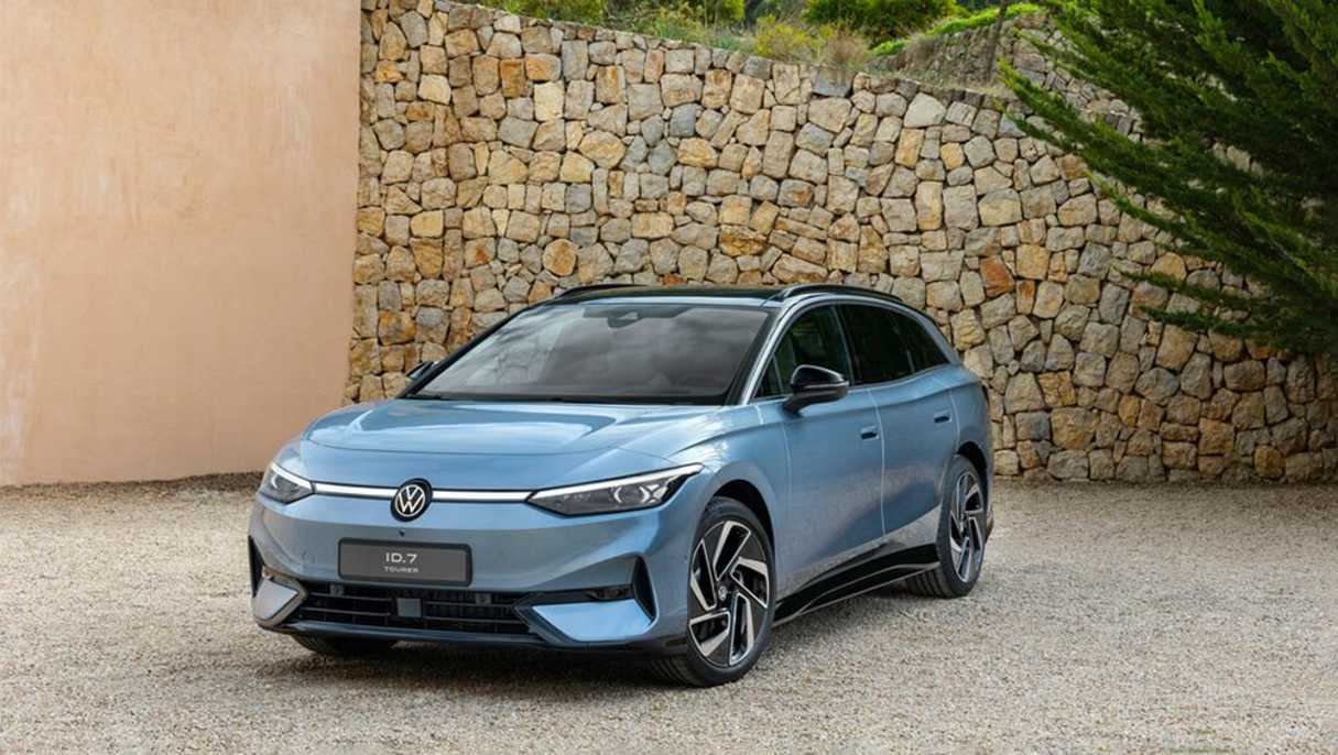 The ID.7 Tourer shares most of its exterior dimensions with the fastback version.