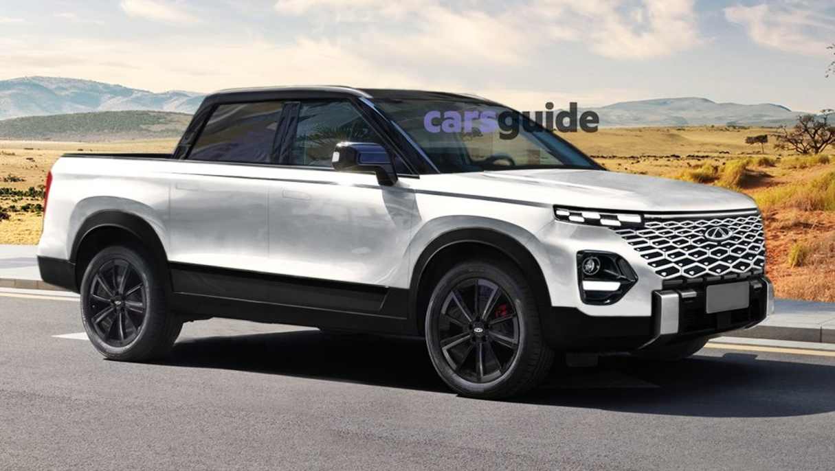 Chery ute render (image: Thanos Pappas)
