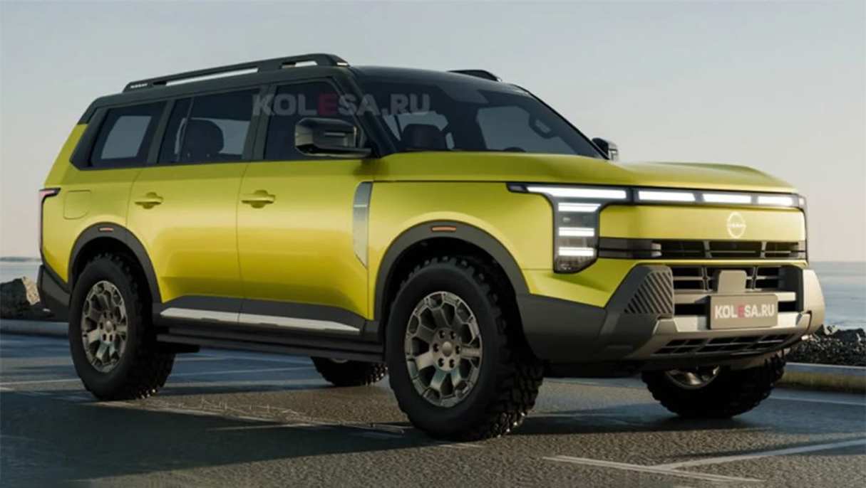 Nissan Frontier Pro SUV render (Image: Auto Spy)