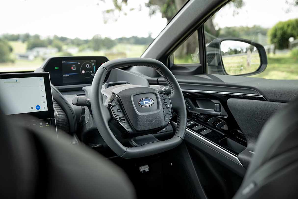 Included features are the cloth interior trim with power adjust for the driver’s seat and heated steering wheel. (Image: Tom White)