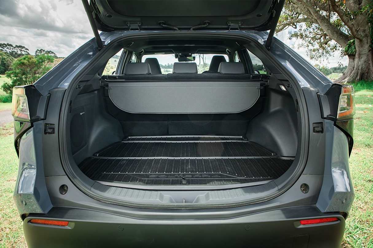 The boot space measures in at 410 litres. (Image: Tom White)