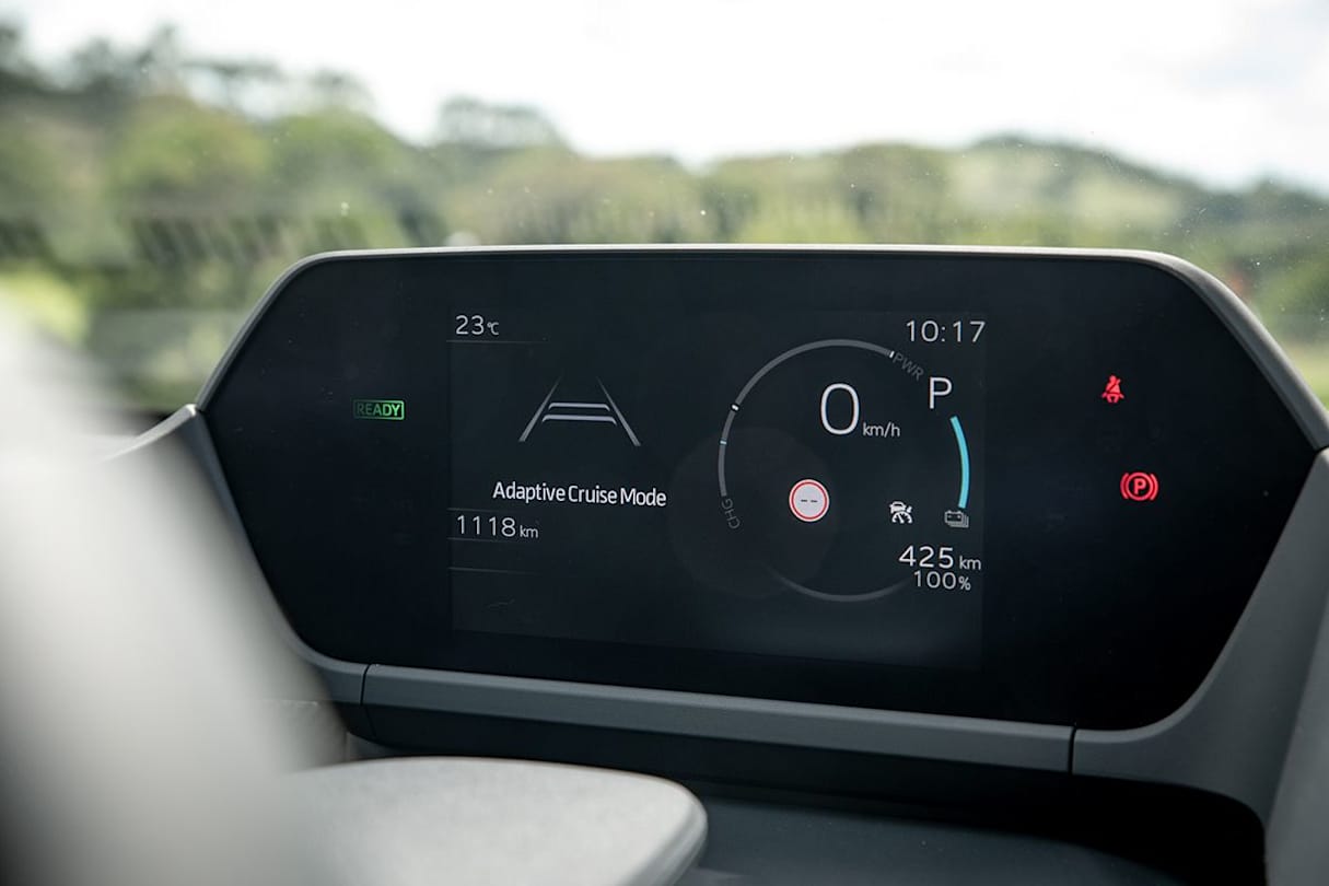 The Solterra also offers a unique feature - a function which is like an off-road cruise control. (Image: Tom White)