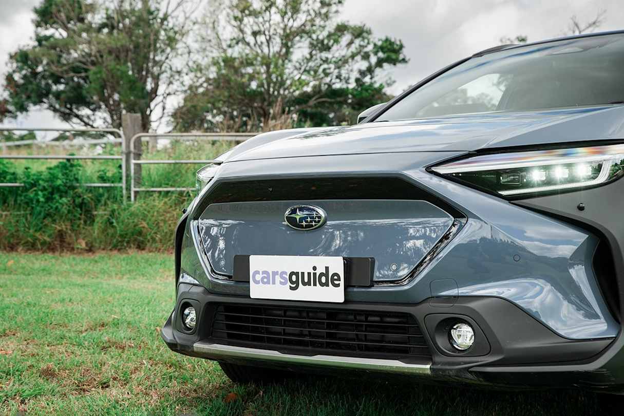 The Solterra remains balanced and compliant, not just on the open road, gravel or over suburban bumps, but also when you take it on more rough terrain. (Image: Tom White)