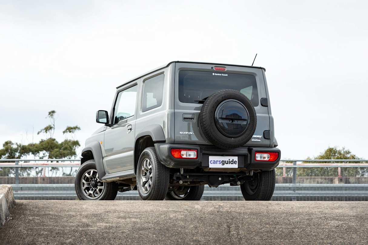 The Jimny&#039;s styling draws inspiration from previous generations of the car.