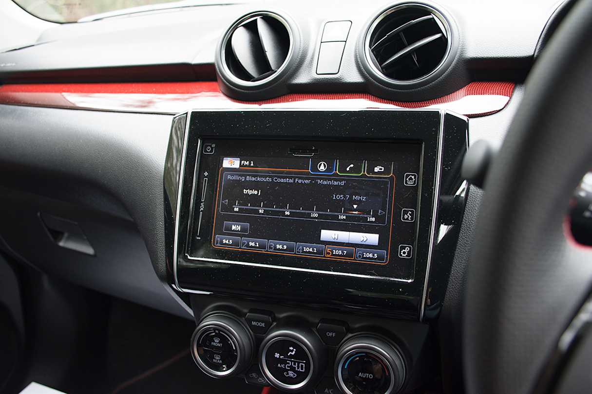 The 7.0-inch multimedia screen is the same one out of the Vitara. (image credit: Tom White)