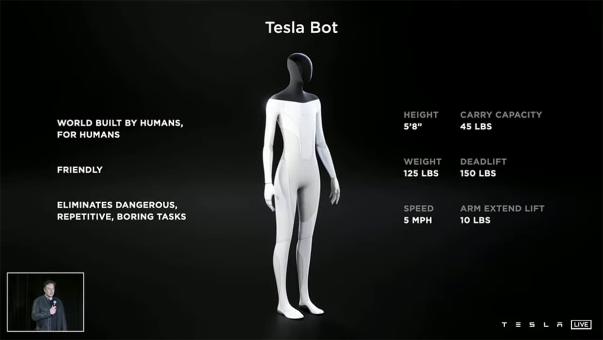 The black-and-white-coloured humanoid robot isn&#039;t currently real.