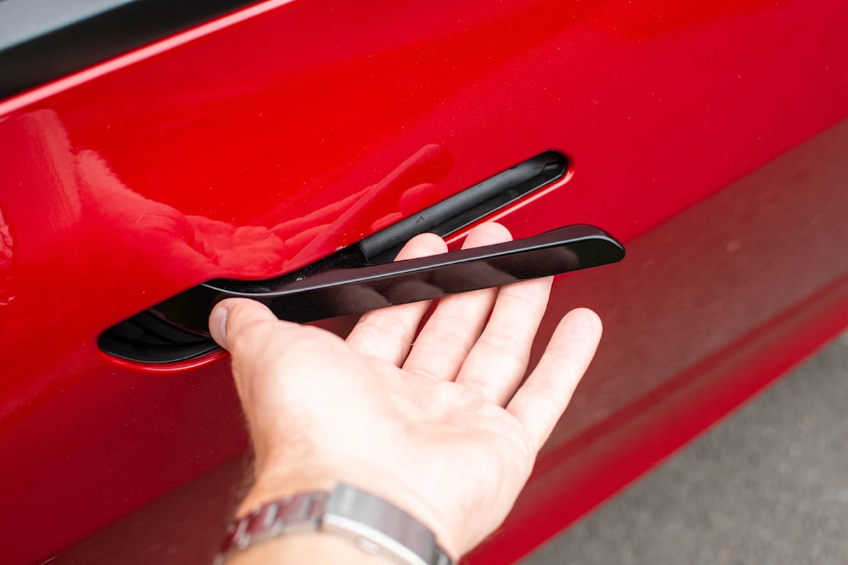  Even door handles have been removed.