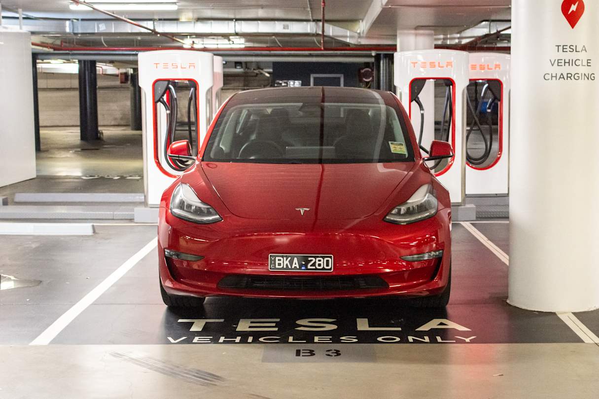 Charging using Tesla's network is no longer free.