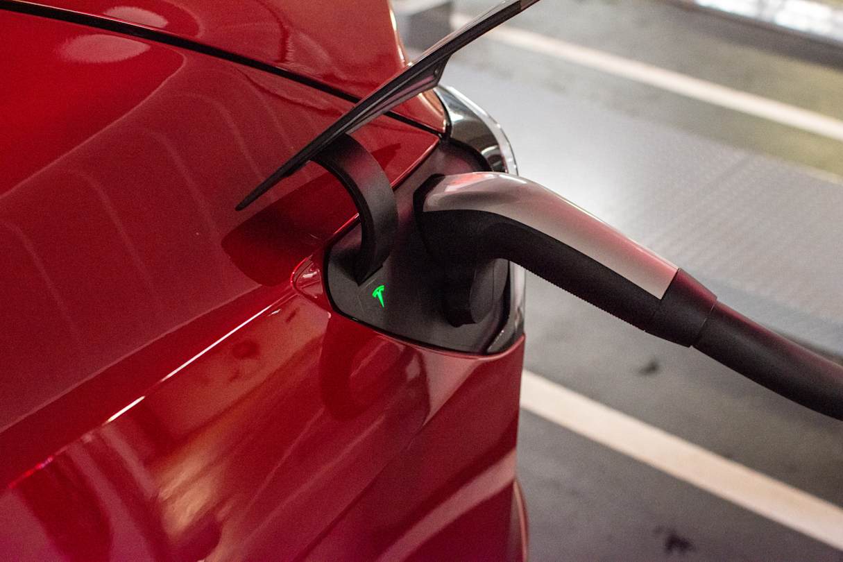 Tesla charging is anxiety free around a city.