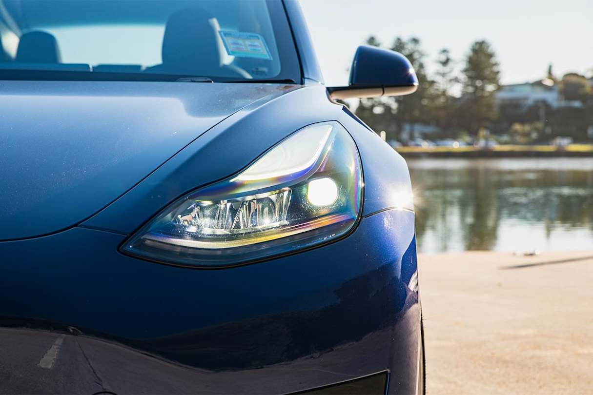 LED headlights. (Image: Tom White)