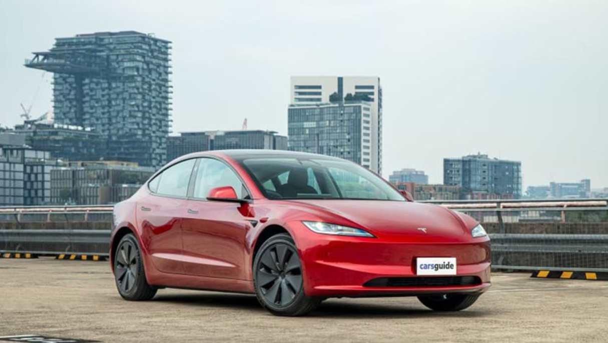 Tesla Model 3 pictured here